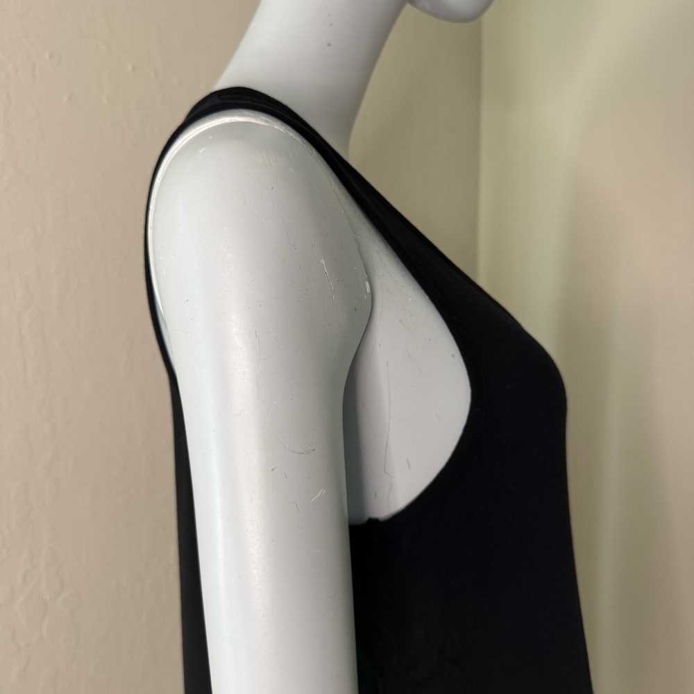 VINCE Black Jersey Tank Top Scoop Neck Modal Sleeveless Size Small - Picture 5 of 15